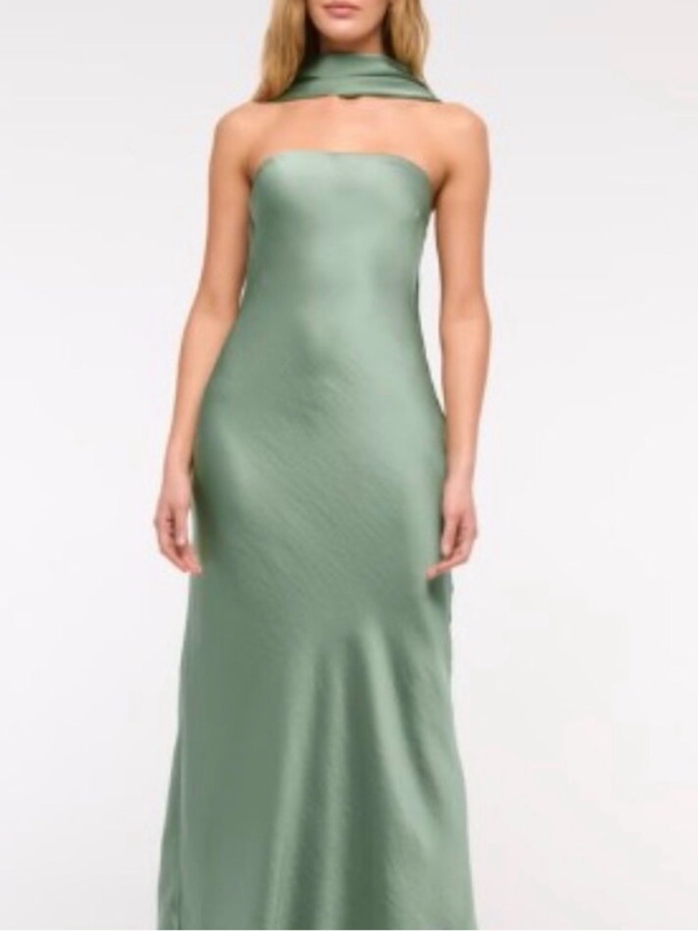 A&F Julia Strapless Scarf Maxi